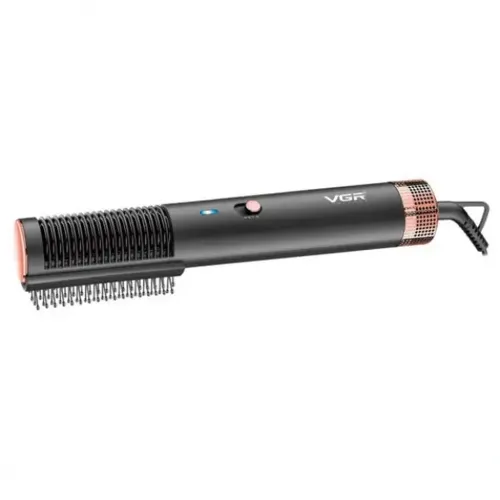 Фен щетка выпрямитель VGR V-490 Hair Dryerhot Air Comb для сушки и укладки любого типа волос горячим воздухом 2 в 1, Стайлер расческа 1200W