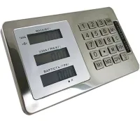 Електронні торгові ваги Domotec до 350 кг 40х50, товарні платформа, базарні до 300кг зі стійкою