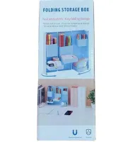 Настільний складаний органайзер Folding Storage Box FB - 1990 для канцелярського приладдя, підставка кейс для канцелярії і дрібниць на 6 відділень