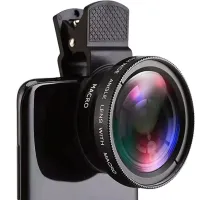 Професійна ширококутна макро лінза Apexel APL-045WM для фото і відео 0.45 x-12.5 x, набір об'єктивів CGJ1 2в1 для макрозйомки на телефон HA-55