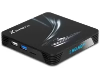 Смарт приставка для телевизора с пультом X88 Pro 12 DDR 4G eMMC128G, Медиаплеер Android 12, Цифровая ТВ приставка со встроенным Wifi модулем Черная