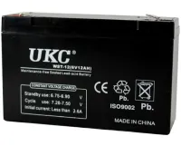 Герметичний акумулятор BATTERY UKC 6V 12A свинцево кислотна акумуляторна батарея