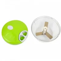 Ручний багатофункціональний міні подрібнювач Easy Spin Cutter New, механічний кухонний чоппер для подрібнення продуктів, овочів, фруктів і часнику