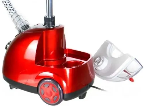 Вертикальный отпариватель Bitek BT-3037 1700W для глажки и отпаривания одежды со стойкой, Паровой утюг парогенератор с регулируемой вешалкой