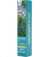 Уличный садовый светильник Solar Sunari Lamp FLS-89 Светлячок 10 LED на солнечной батарее теплый белый, Ландшафтный фонарь 72 см для сада