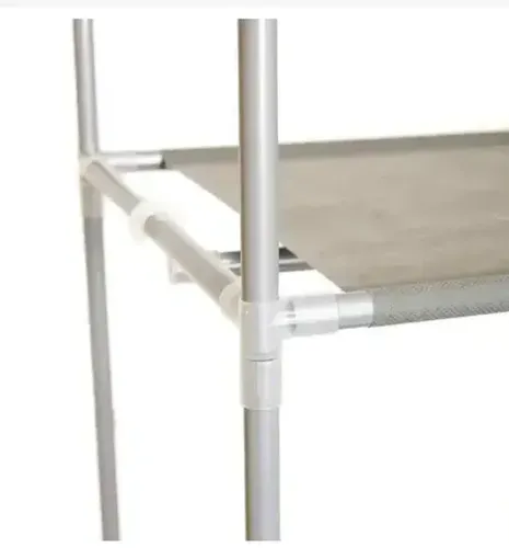 Складна тканинна Полиця шафа для зберігання взуття Shoe Cabinet a-5 90x56x27 см 4 полиці, пилозахищена Полиця органайзер каркасний 5556 HCX 7688