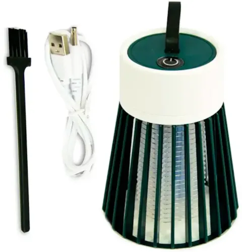 Антимоскітна акумуляторна лампа знищувач комарів і мух Mosquito killing lamp BG-002, акумуляторна Пастка від комах з підсвічуванням в похід