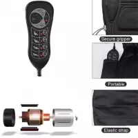 Масажна накидка з підігрівом Massage Cushion JB - 616c для сидіння в автомобілі, чохол з масажером для крісла LY-55 від мережі і прикурювача 12/220V