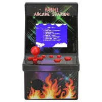 Дитяча ігрова Ретро приставка автомат Mini Arcade Station A2 На 200 вбудованих ігор на батарейках, консоль 8bit з екраном 2.5 дюймів від батарейок