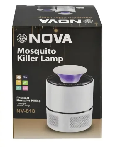 Електрична лампа приманка для комах Nova Mosquito Killer Lamp NV-818 5 Вт, USB Електрична пастка знищувач комарів і мошок
