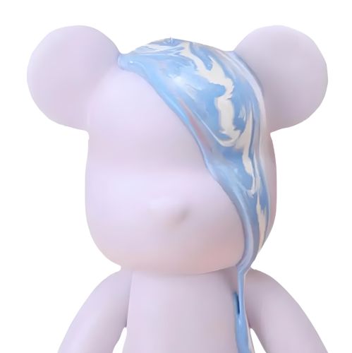 Флюидный мишка сделай сам DIY Creative Fluid Bear 23 см с красками 3 шт Набор раскраска игрушка медвежонок для творчества Виниловый медведь флюид-арт