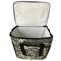 Туристична термосумка Cooling Bag на 32 літри для продуктів напоїв, Похідний термо бокс холодильник 38x25x33см на плече для пікніка Піксельний, Похідний термо бокс холодильник 38x25x33см на плече