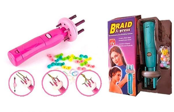 Машинка для плетіння кісок Braid X-press інструмент-прилад для тонких кісок