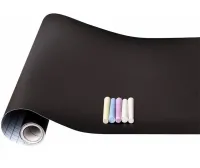 Настінна плівка для малювання крейдою Black Board Sticker GS-0668 200x60 см + 5 крейди, самоклеюча дитяча художня наклейка на стіну 