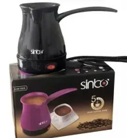 Електрична турка Sinbo SCM - 2928 кавоварка для приготування кави 0.3 л 600W, Електротурка для заварювання кави, антипригарна Турка-кавоварка