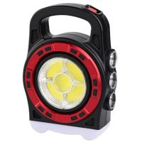 Переносной кемпинговый фонарь Hurry Bolt HB-6678 20W с солнечной панелью и функцией павербанка, Аккумуляторный LED прожектор лампа с Powerbank