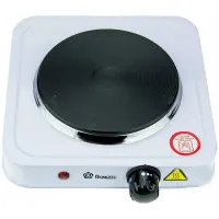 Електрична настільна плита на одну конфорку Domotec MS-5821 1000W, одноконфорочная дискова електроплита 1000Вт з термостатом на 5 положень