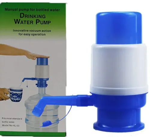 Механічна помпа насос для питної води Drinking Water Pump WL-03 на бутель з водою, ручна помпа дозатор для подачі води на пляшку ОМ-Х691 синя