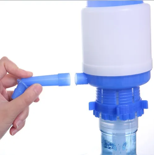 Механічна помпа насос для питної води Drinking Water Pump WL-03 на бутель з водою, ручна помпа дозатор для подачі води на пляшку ОМ-Х691 синя