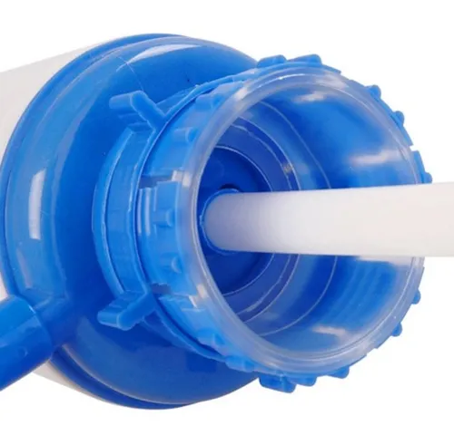 Механічна помпа насос для питної води Drinking Water Pump WL-03 на бутель з водою, ручна помпа дозатор для подачі води на пляшку ОМ-Х691 синя