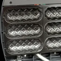 Сосисочница Domotec KB-888 апарат для приготування хот-догів і сосикок на паличці на 6 клітинок 800W, Вафельниця Домотек для корн-догів 800Вт Біла