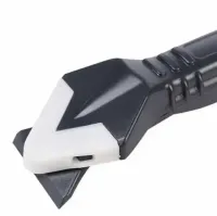 Пластиковий силіконовий шпатель скребок для герметика і силікону Silicon Trowel Scraper GS-3991p, набір з 5 насадок для видалення закладення швів