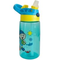 Дитяча пляшка поїлка з трубочкою Baby bottle LB-400 для води і соку, поїльник пляшечка для напоїв 260мл з ручкою LB400 для подорожей і походів