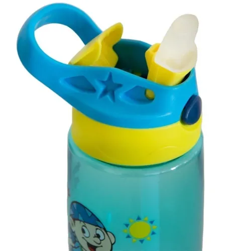 Дитяча пляшка поїлка з трубочкою Baby bottle LB-400 для води і соку, поїльник пляшечка для напоїв 260мл з ручкою LB400 для подорожей і походів