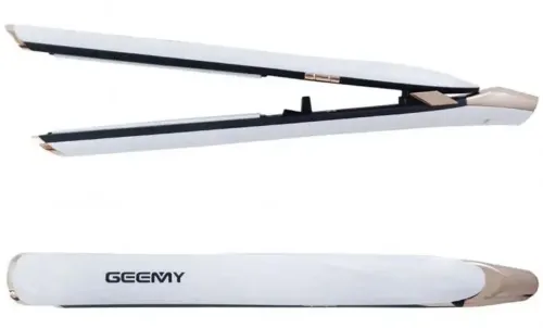 Утюжок випрямляч для волосся Geemy GM-490, Професійна керамічна плойка Вирівнювач Gemei для укладання з дисплеєм і регулюванням температури