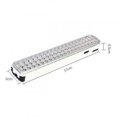 Аварійний Світлодіодний світильник прожектор KOHJ KD-715 6W 63 LED SMD 63 діода 516 Lm 6000K, Аварійна акумуляторна світлодіодна LED лампа від USB