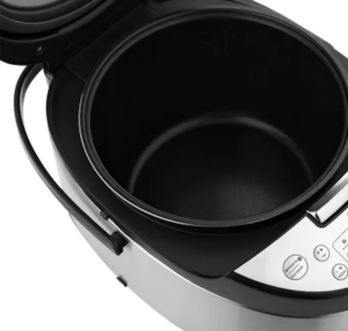 Електрична мультиварка Silver Love SC - 102 на 5л з сенсорним дисплеєм 900w, Рисоварка Electric cooker LY - 505 з таймером і підігрівом Чорна