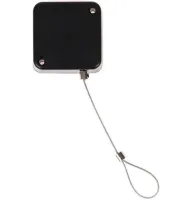 Автоматичний натяжний Дверний доводчик дверей AutoMatic Door Closer зі сталевим тросом 1.2 м, Пристрій для закривання дверей, вікон і ящиків чорний