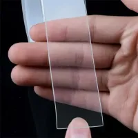 Многоразовая сверхпрочная крепежная гелиевая лента Ivy Grip Tape 1 м, Сверхсильная прозрачная двухсторонняя клейкая скотч 1 метр нано-лента