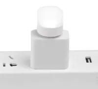Світлодіодна USB міні лампочка нічник Vkstar 1W LED Light BU-15 від Power Bank і ноутбука, Лампа ліхтарик 6000K від повербанка ПК 1Вт Холодний білий