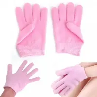 Зволожуючі гелеві рукавички Spa GEL Gloves PRO для СПА процедур, багаторазові косметичні силіконові рукавички для пом'якшення і зволоження шкіри рук