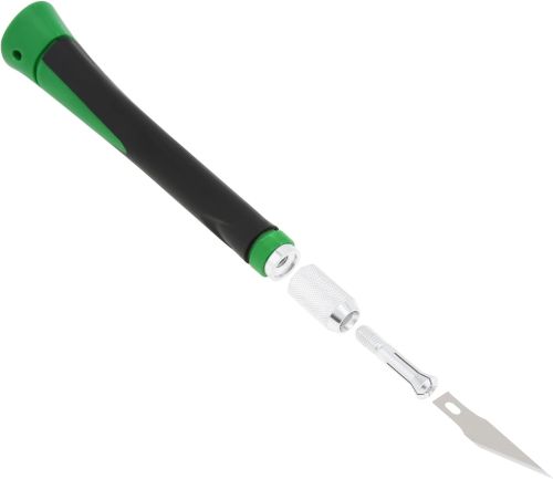 Набор ножей для резьбы по дереву ProsKit PD-395A 30 предметов для моделирования, Комплект стамесок для вырезания дерева бумаги со сменными лезвиями