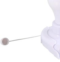 Світлодіодна підвісна LED лампочка світильник Stick Up Bulb BJ - 6706 на батарейках, Настінний нічник від батарейок зі шнурком на стіну шафи білий