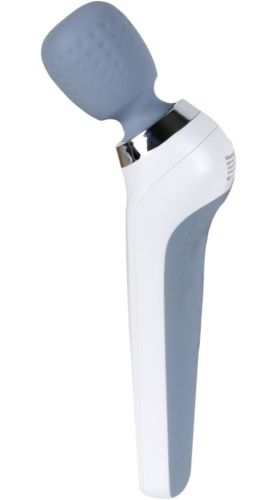 Беспроводной ударный массажер Smart Wireless Handy Massager ST-806 для всего тела и мышц, Аккумуляторный вибромассажер MS-2022 для шеи плечей Белый