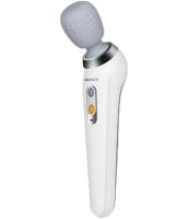 Беспроводной ударный массажер Smart Wireless Handy Massager ST-806 для всего тела и мышц, Аккумуляторный вибромассажер MS-2022 для шеи плечей Белый