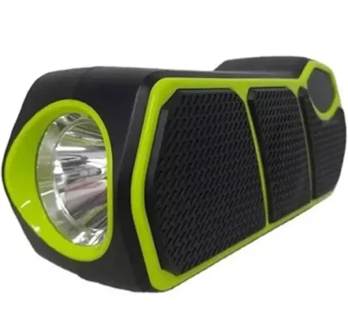 Бездротова Bluetooth колонка ліхтар Solar Gdlite GD - 11 1500 mAh з сонячною панеллю, акумуляторний радіоприймач з ліхтариком FM Power Bank Зелений