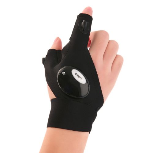 Рукавичка з вбудованим ліхтариком Glove Light рукавички з ліхтариком