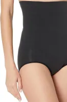 Жіночі коригувальні трусики Spanx Higher Power шорти із завищеною високою талією, стягуючі безшовні труси для стегон з високою посадкою чорні