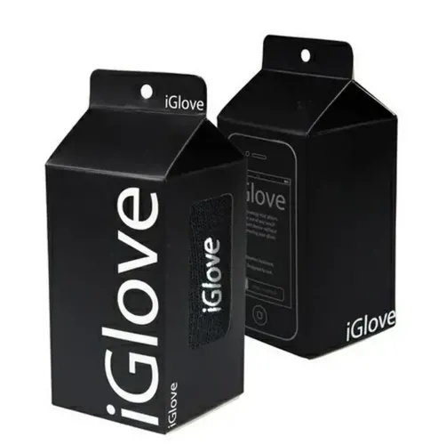 Перчатки для сенсорных экранов iGloves Black, Зимние перчатки с сенсорными пальцами для работы с емкостными экранами, Черные