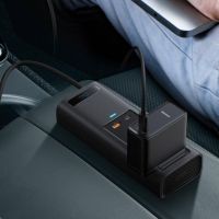 Автомобильный преобразователь напряжения с 12V на 220V Baseus RNBQ-A01 150W инвертор с быстрой зарядкой CN EU 2 розетки type-c USB от прикуривателя