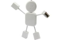 USB хаб Чоловічок Hi-Speed на 4 порти розгалужувач