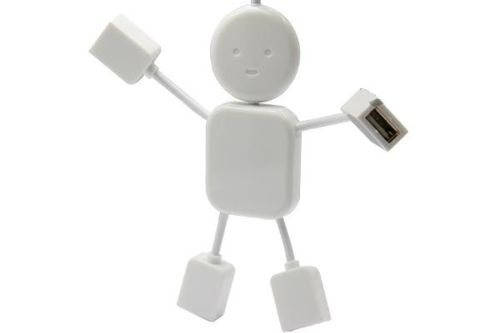 USB хаб Чоловічок Hi-Speed на 4 порти розгалужувач