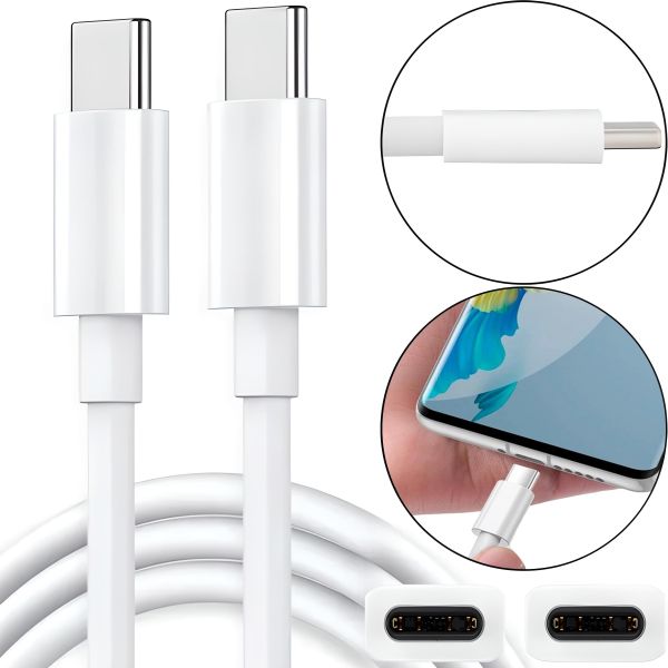 Зарядний кабель HOCO USB Type-C to Type-C GS 20W 3A 1м для швидкої зарядки смартфона Зарядка шнур Хоко 20Вт для телефону 100 см 97052 для android IOS