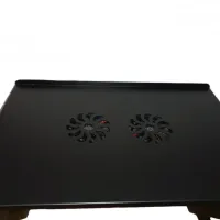 Складной столик трансформер для ноутбука Laptop Table T8 с USB-охлаждением и подставкой для мышки, Раскладной стол для ноутбуков с вентилятором
