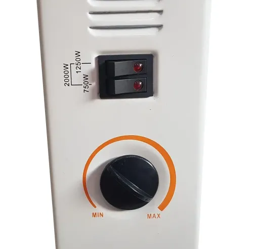 Напольный электрический конвектор Crownberg CB-2001 2000W, Конвекторный керамический обогреватель с регулировкой температуры и креплением на стену
