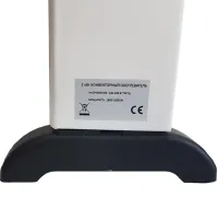Напольный электрический конвектор Crownberg CB-2001 2000W, Конвекторный керамический обогреватель с регулировкой температуры и креплением на стену